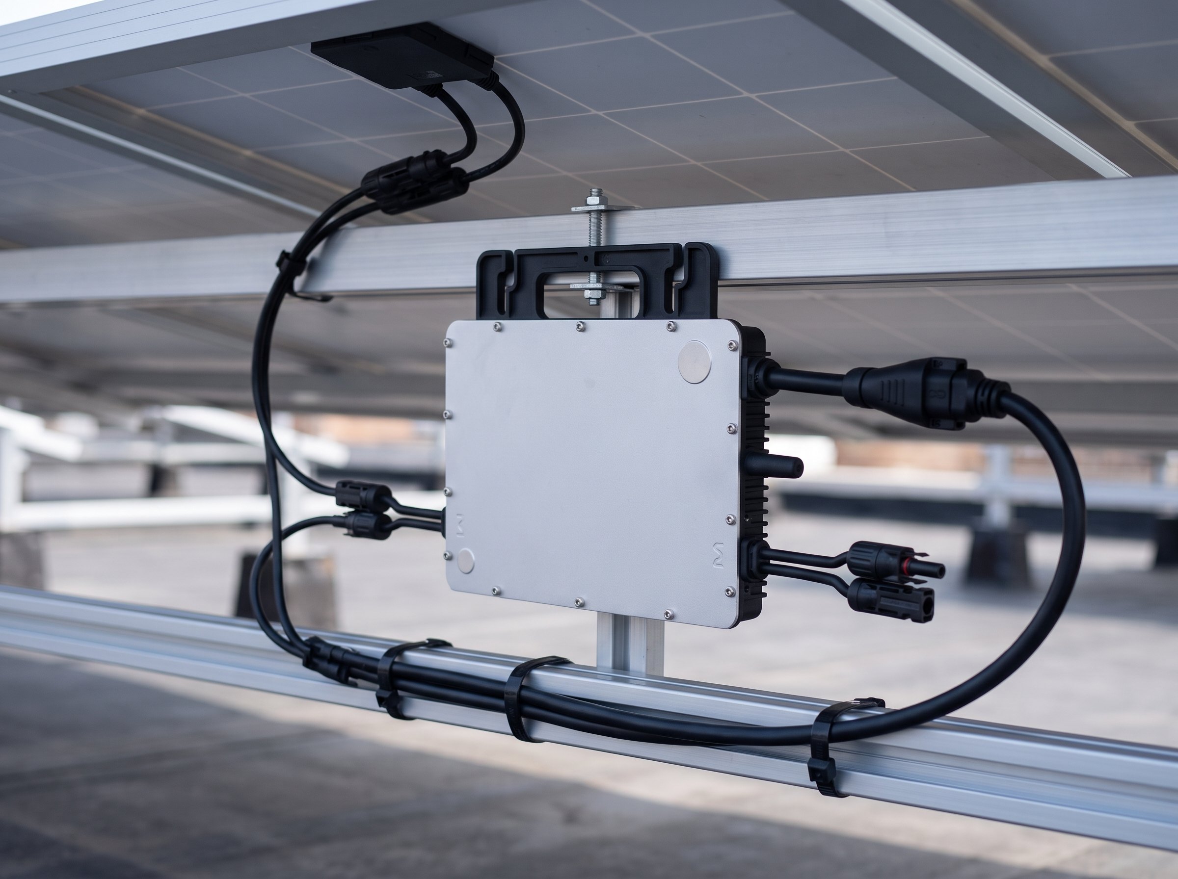 Microinversor Hoymiles HMS-1000 de 1 kW para dos módulos