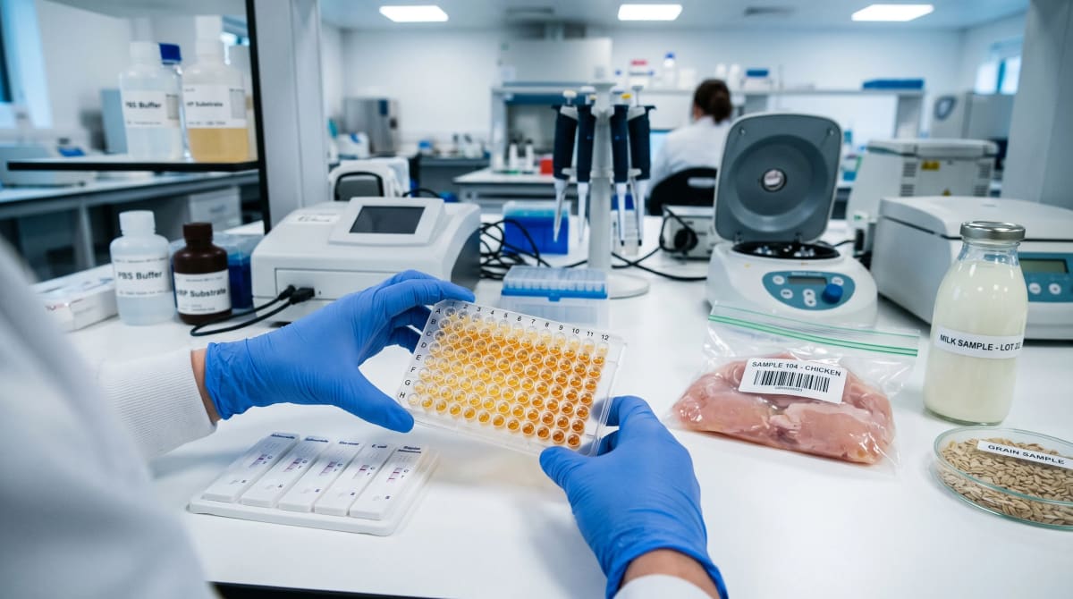 Контроль качества пищевых продуктов: методы ИФА и ИХА в лабораторной практике