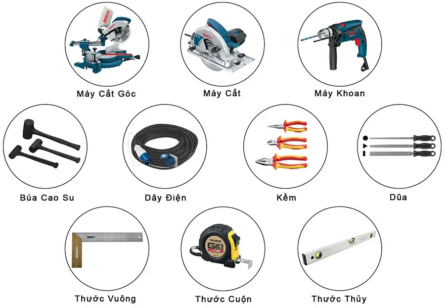 Hướng dẫn chi tiết thi công sàn gỗ ngoài trời biến tính
