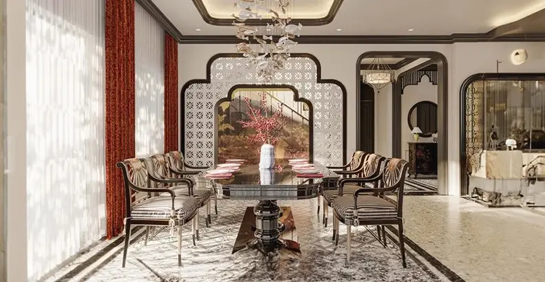 Nội Thất Indochine Kết Hợp Tinh Hoa Đông Tây Trong Không Gian Sống