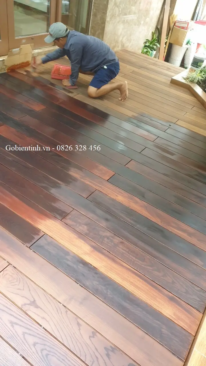 Sàn Gỗ Tần Bì Biến Tính - Vinhome Tân Cảng, TP.Hồ Chí Minh