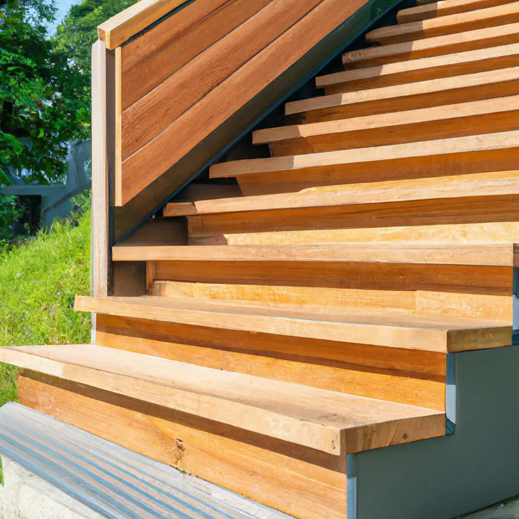 Những lợi ích của việc sử dụng gỗ biến tính trong lắp đặt bậc thang ngoài trời
