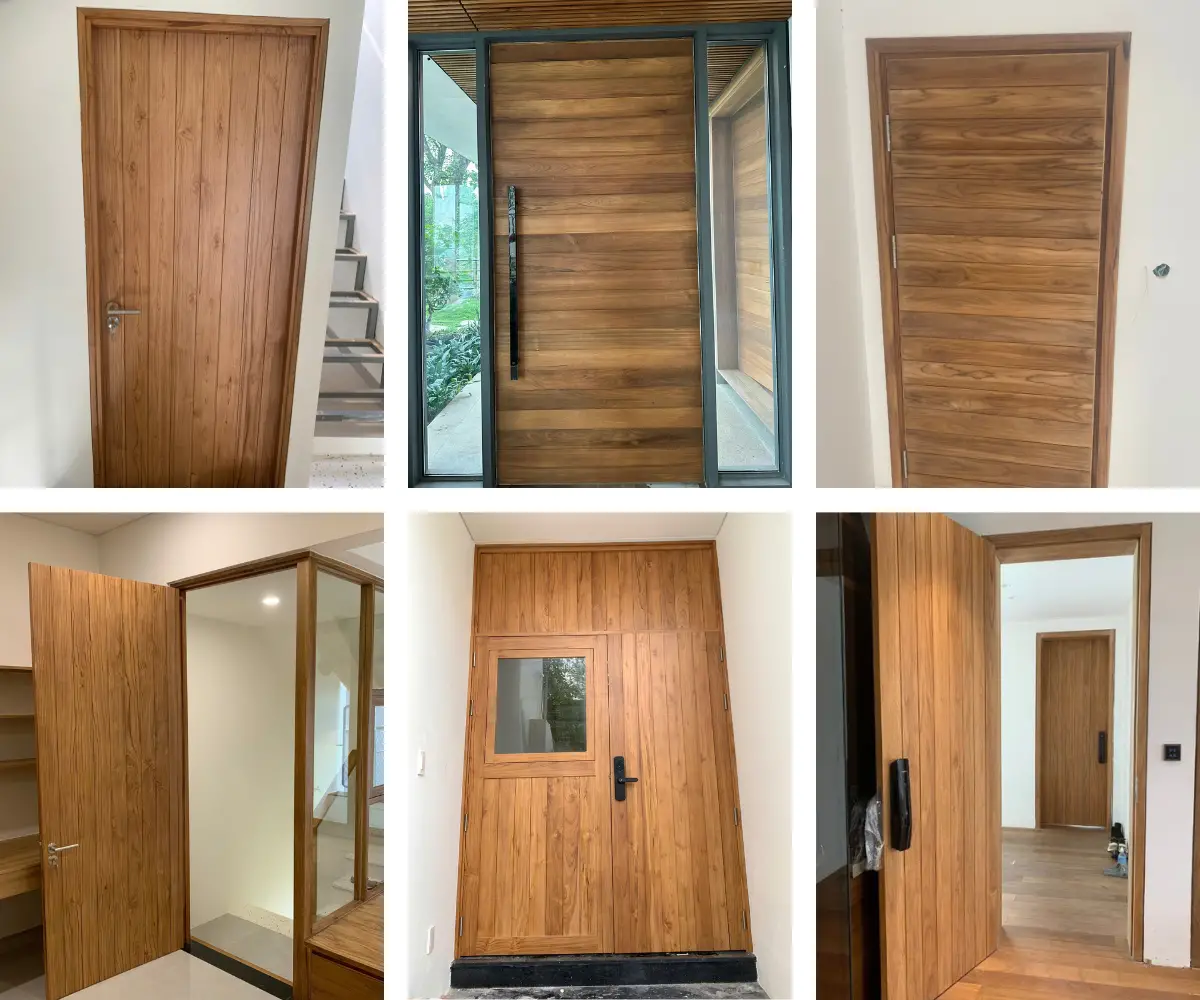 Báo giá cửa gỗ Teak: Tìm hiểu về loại gỗ quý này