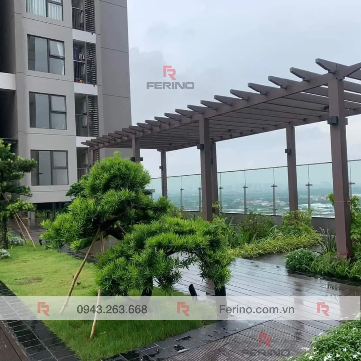 Trụ pegola gỗ nhựa: Giải pháp bền đẹp cho không gian ngoài trời của bạn