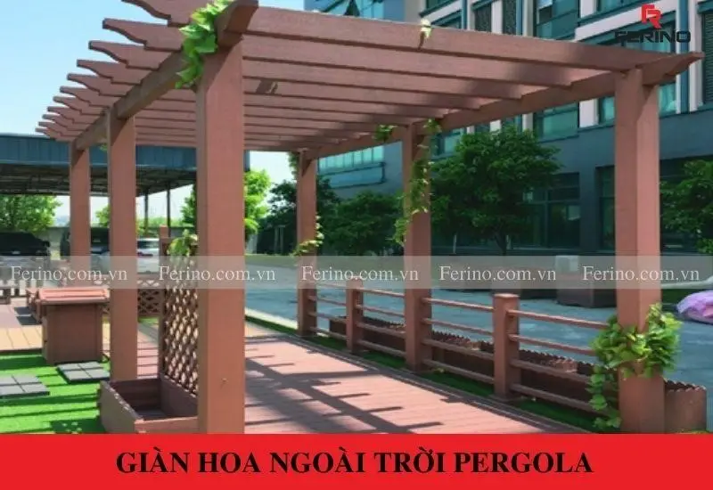 Trụ pegola gỗ nhựa: Giải pháp bền đẹp cho không gian ngoài trời của bạn