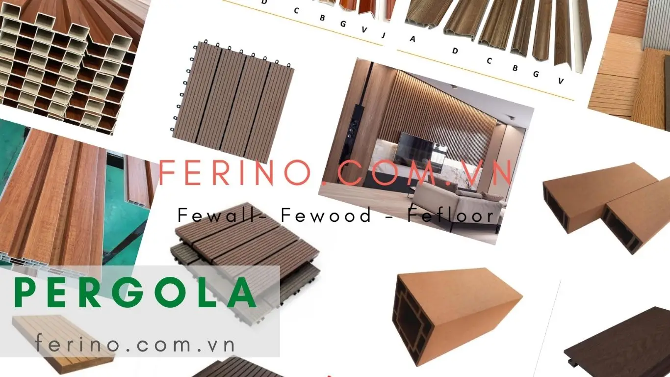 Trụ pegola gỗ nhựa: Giải pháp bền đẹp cho không gian ngoài trời của bạn
