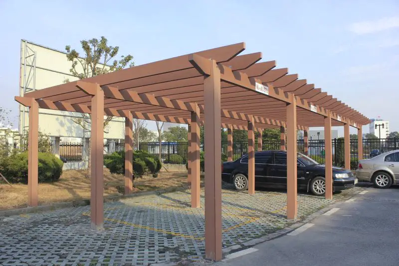 Trụ pegola gỗ nhựa: Giải pháp bền đẹp cho không gian ngoài trời của bạn