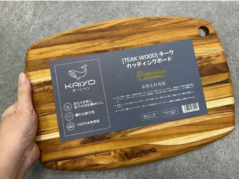 Thớt gỗ teak nguyên khối - Một lựa chọn tuyệt vời cho căn bếp của bạn