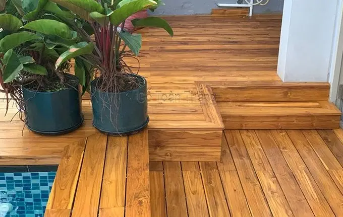 Sàn gỗ Teak không bị nứt nẻ: Tính năng và lợi ích