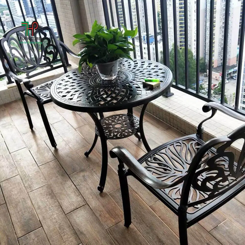 Bàn Ghế Ngoài Trời Đẹp: Sắt, Nhựa, Gỗ - Adepvn