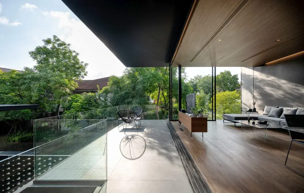 Hoàn thiện lô gia Biệt thự sân vườn Long Thành mang phong cách Minimalist (Tối giản)