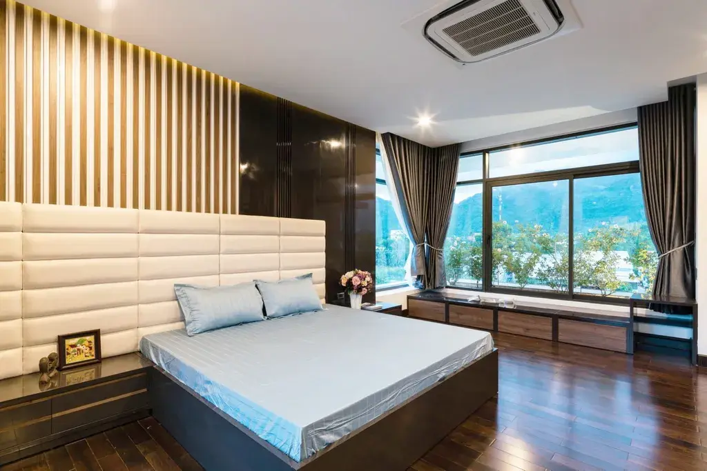 Hoàn thiện nội thất phòng ngủ Biệt thự sân vườn Củ Chi mang phong cách Modern (Hiện đại)