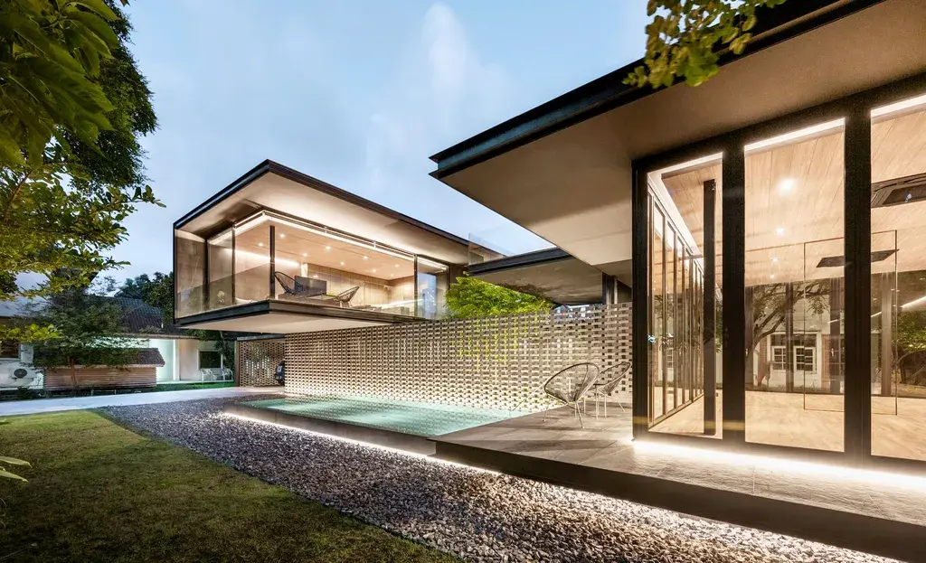Hoàn thiện sân vườn Biệt thự sân vườn Long Thành mang phong cách Minimalist (Tối giản)