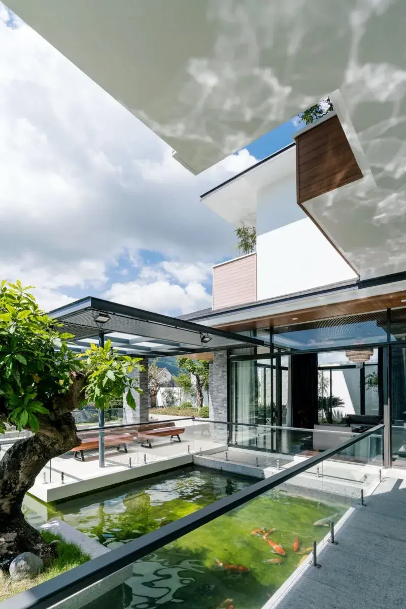 Hoàn thiện sân vườn Biệt thự sân vườn Củ Chi mang phong cách Modern (Hiện đại)