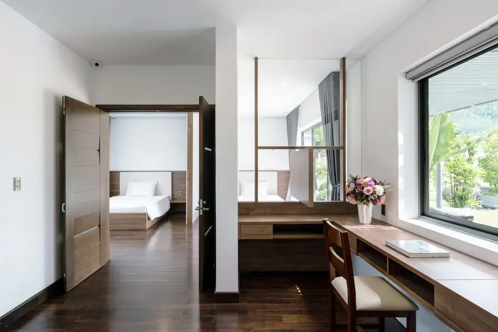 Hoàn thiện nội thất phòng làm việc Biệt thự sân vườn Củ Chi mang phong cách Modern (Hiện đại)