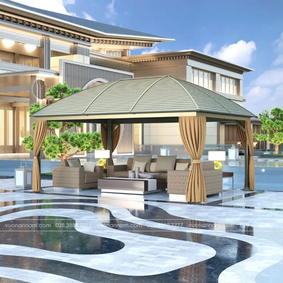 Top Mẫu Nhà Chòi Sân Vườn Lắp Ghép Đẹp – Bền – Dễ Thi Công 2025
