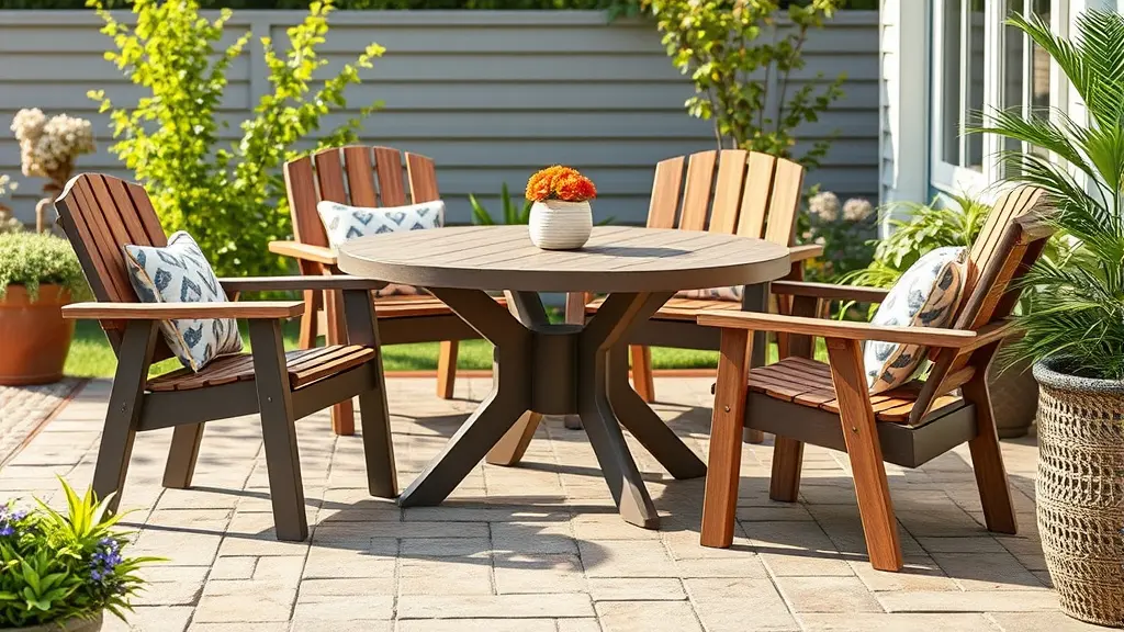 Bàn ghế gỗ nhựa ngoài trời – Giải pháp hoàn hảo cho không gian ngoại thất bền đẹp và thân thiện môi trường Bàn ghế gỗ nhựa ngoài trời – Giải pháp hoàn hảo cho không gian ngoại thất bền đẹp và thân thiện môi trường