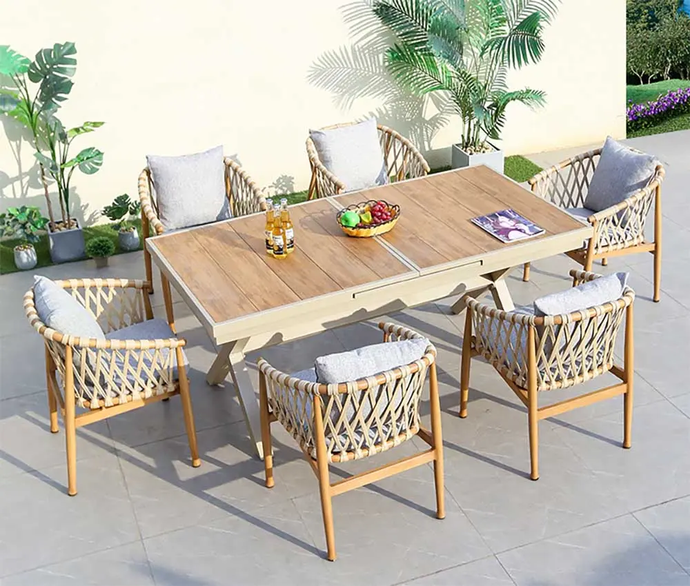 Bộ bàn ăn ngoài trời – Không gian kết nối yêu thương và thiên nhiên