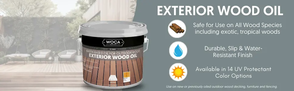 Khám Phá Đỉnh Cao của Thiết Kế Ngoài Trời - Woca Exterior Wood Oil Natural Và Những Điều Bạn Chưa Biết
