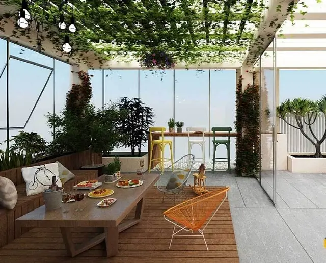 Thiết Kế Góc Cafe Sân Vườn Sự Kết Hợp Giữa Nghệ Thuật và Tiện Ích - Ý Tưởng Độc Đáo Cho Không Gian