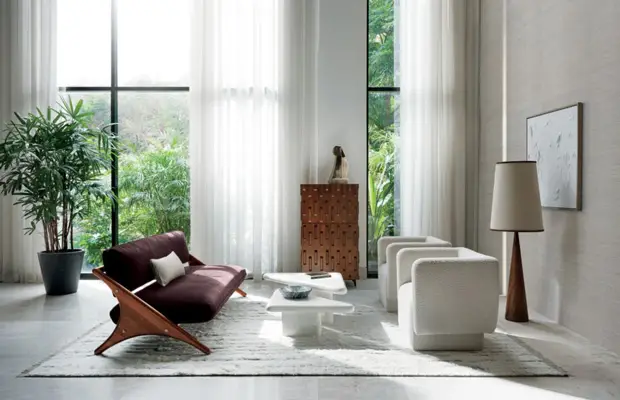 Phong cách Organic Modernism trong thiết kế nội thất hiện đại