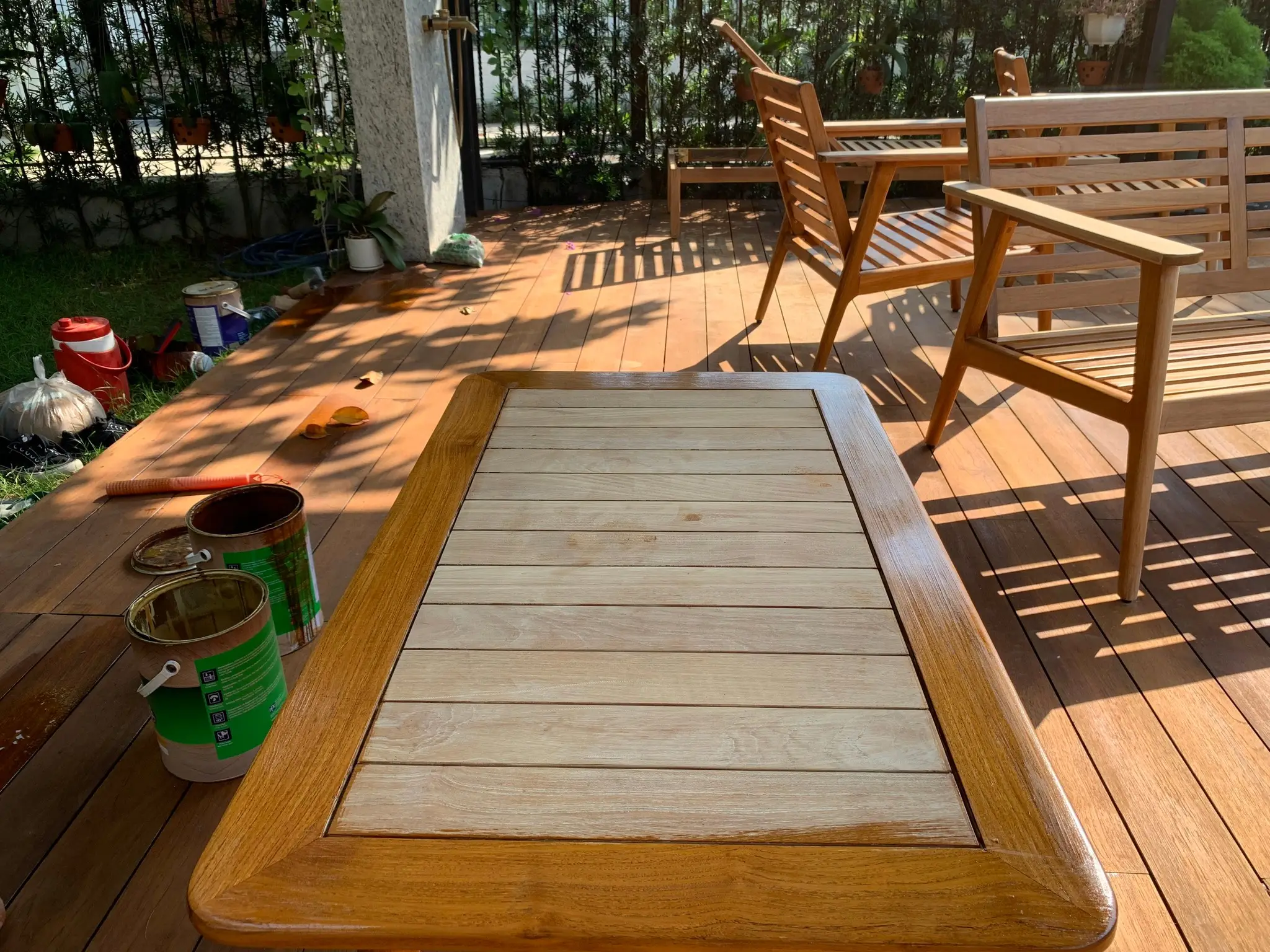 Gỗ Teak ngoài trời chất lượng ưu việt
