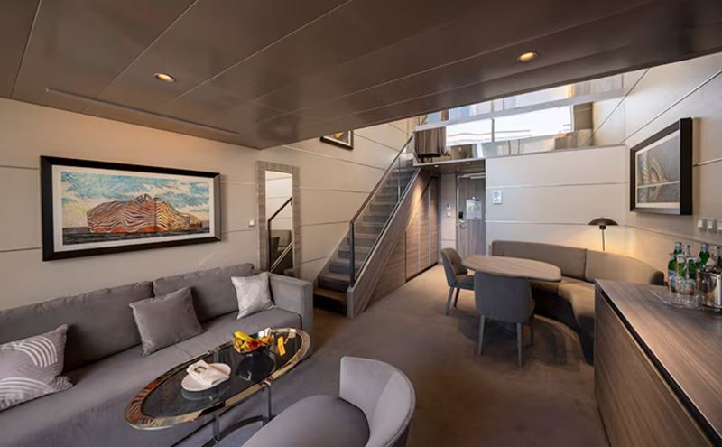 MSC Yacht Club Duplex Suite with whirlpool  bath