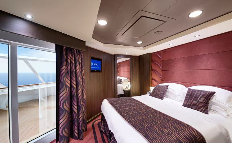 MSC Yacht Club Executive and Family suites with balcony