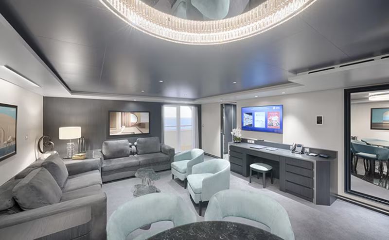 MSC Yacht Club Royal Suite with terrace,whirlpool bath