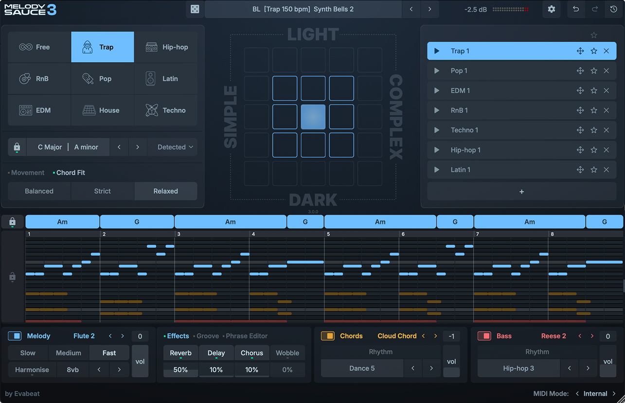 Melody Sauce 3 Plugin Interface