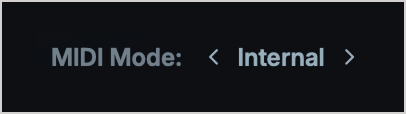 MIDI mode selector