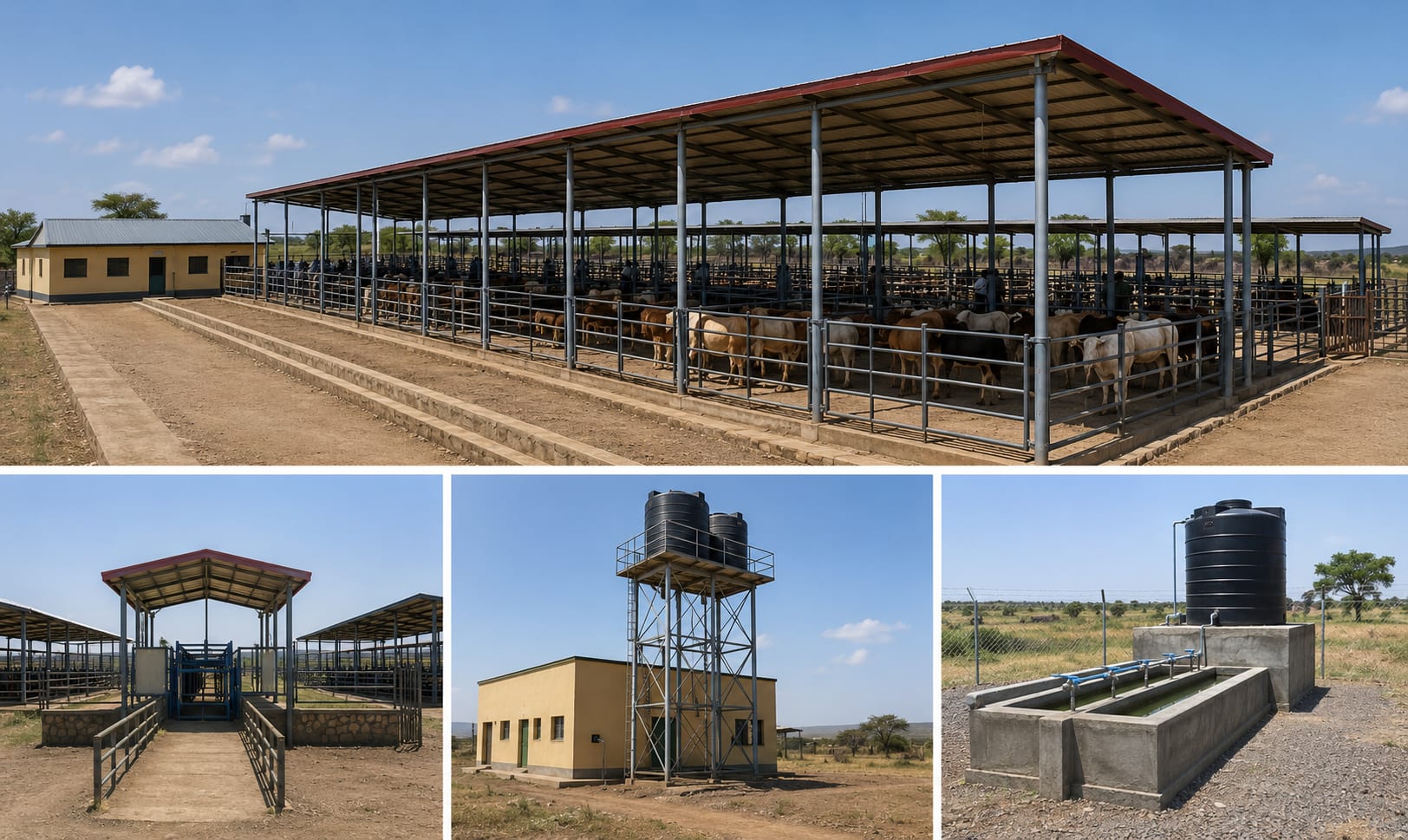 Live stock Market & water supply