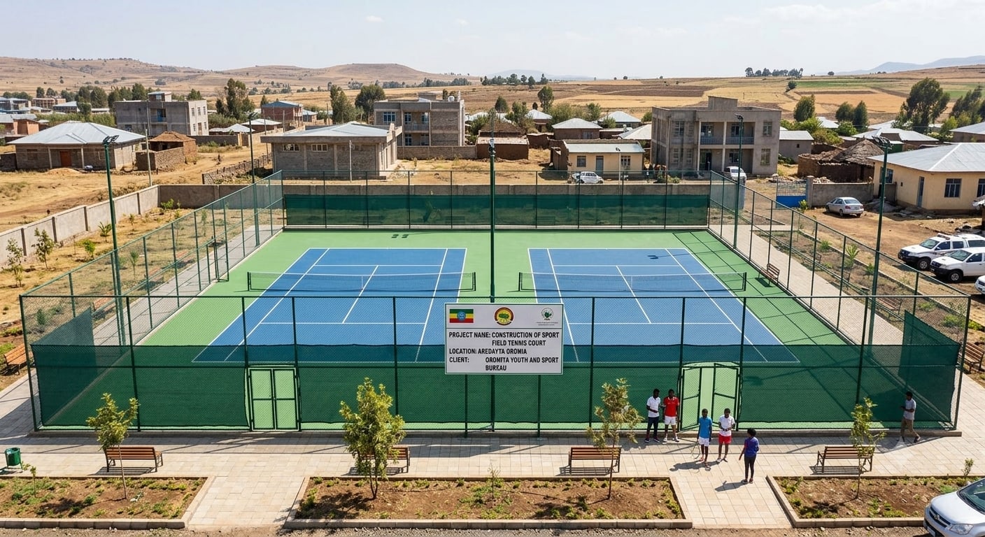 CONSTRUCTION OF SPORT FIELD TENNIS COURT