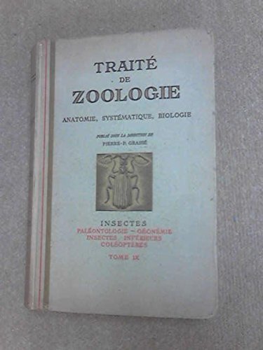 Traite De Zoologie Tome