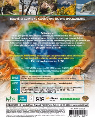 Vue 2 de Yellowstone Bluray