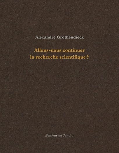 Allonsnous Continuer La Recherche