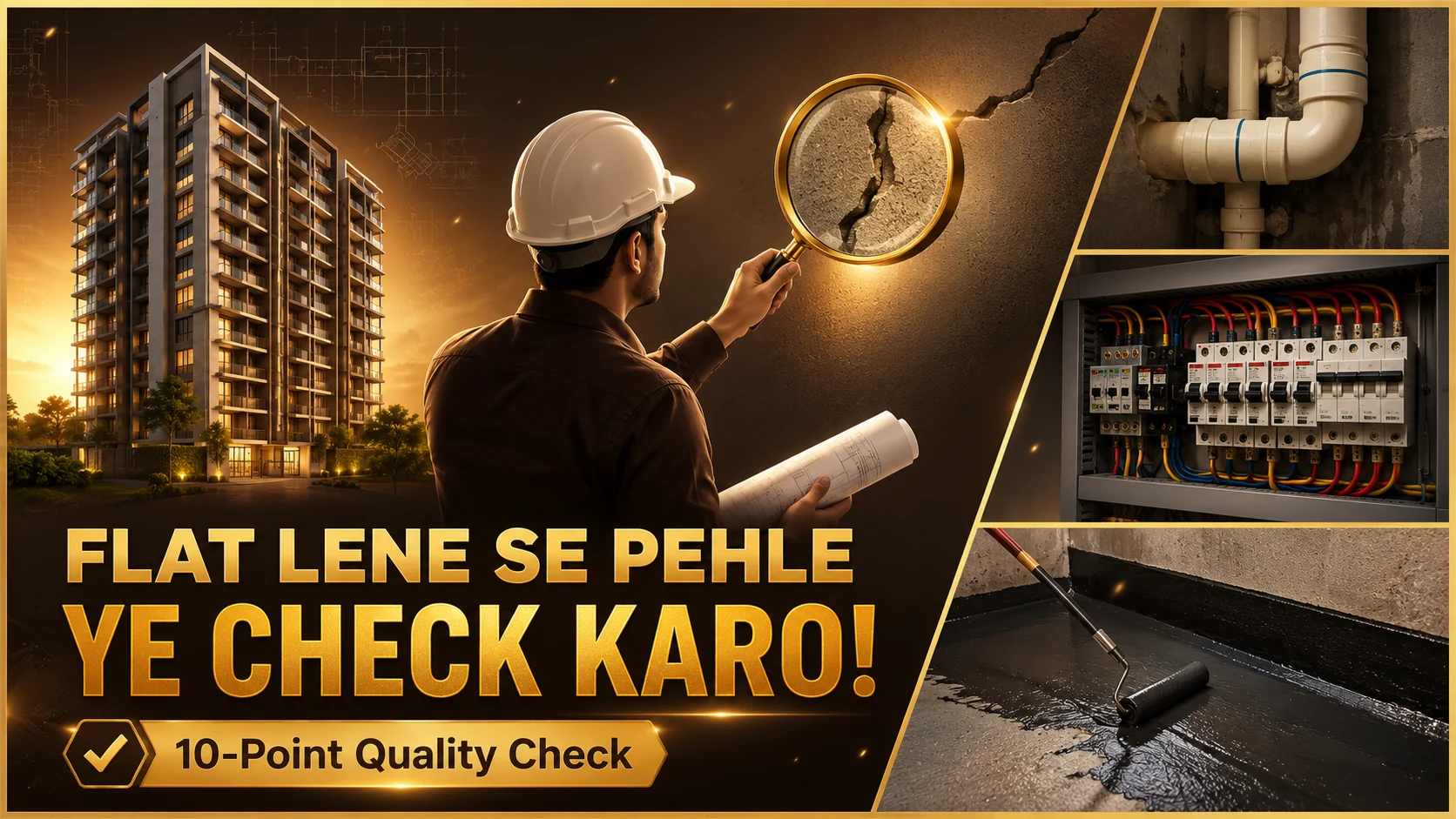 New Property, Flat ya Apartment Lete Samay Kya Check Karein? Complete Construction Quality Guide 2026