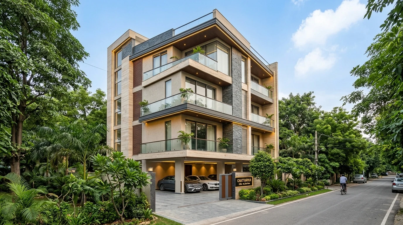 3 BHK Flat Near Guruji Ashram - Chattarpur: 2026 Price, Registry & Luxury Projects Guide