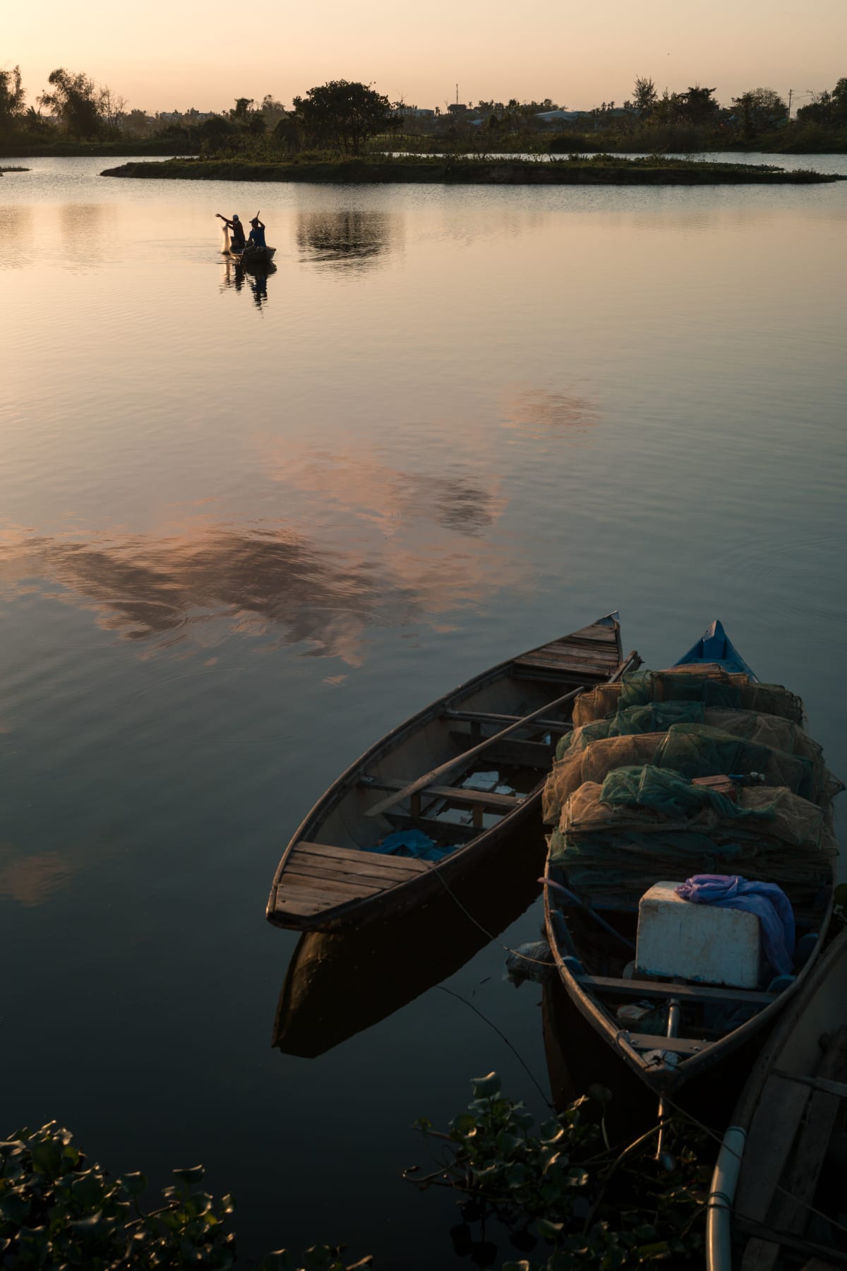 Clouds reflected in the river — Pete Walls