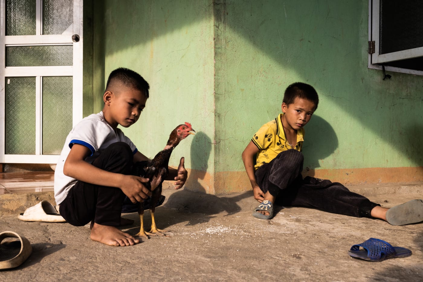 Street scene in Central Vietnam — Etienne Bossot