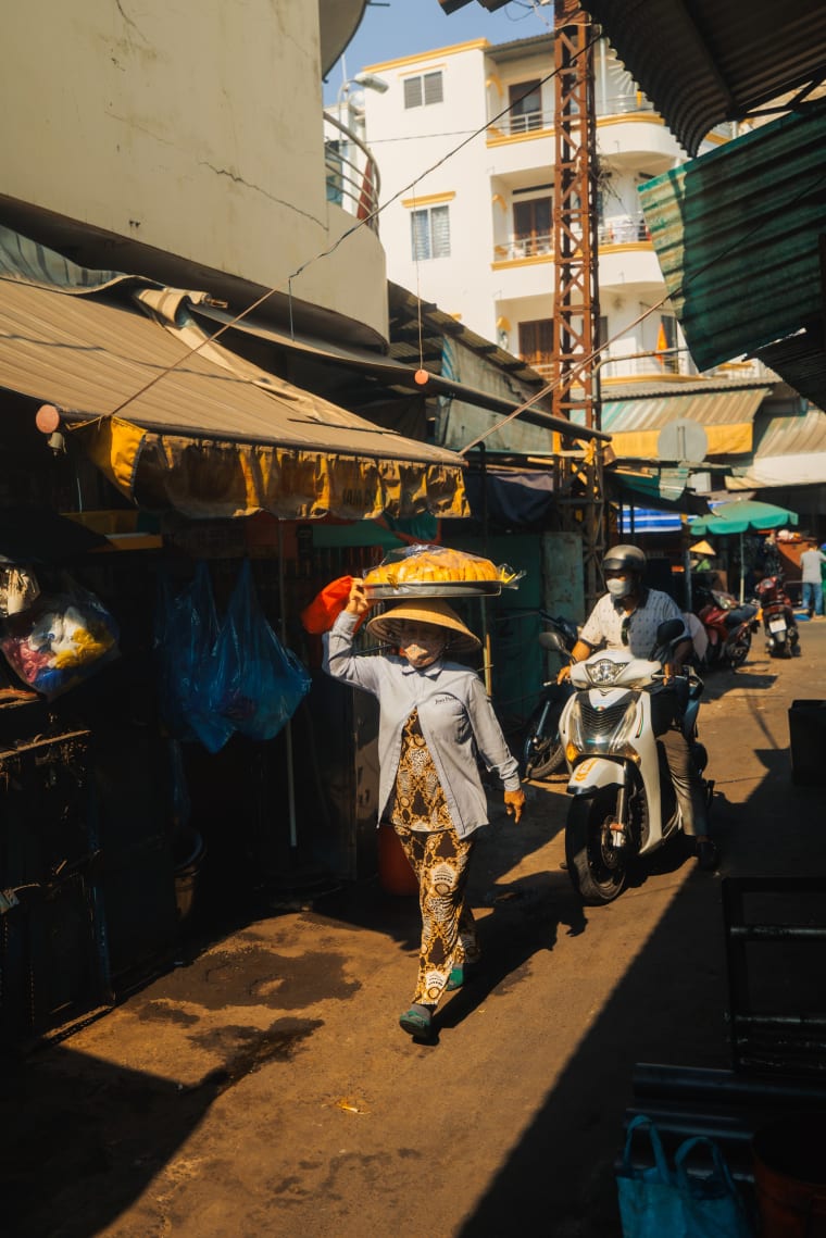 backlit vendor market alley — Jimmy Ky