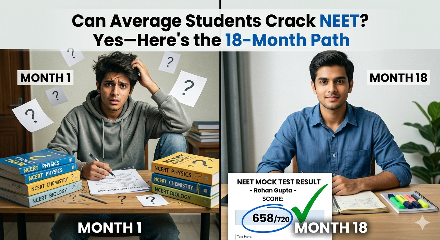 Can an Average Student Crack NEET? A Realistic Guide