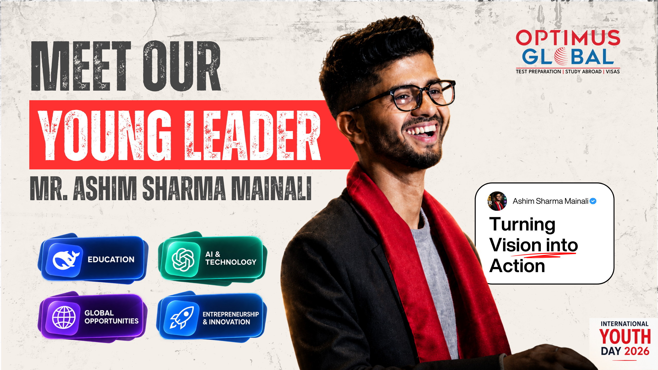 Meet Our Young Leader: Ashim Sharma Mainali — Turning Vision into Action