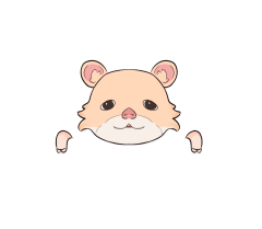 Peeking Hamster