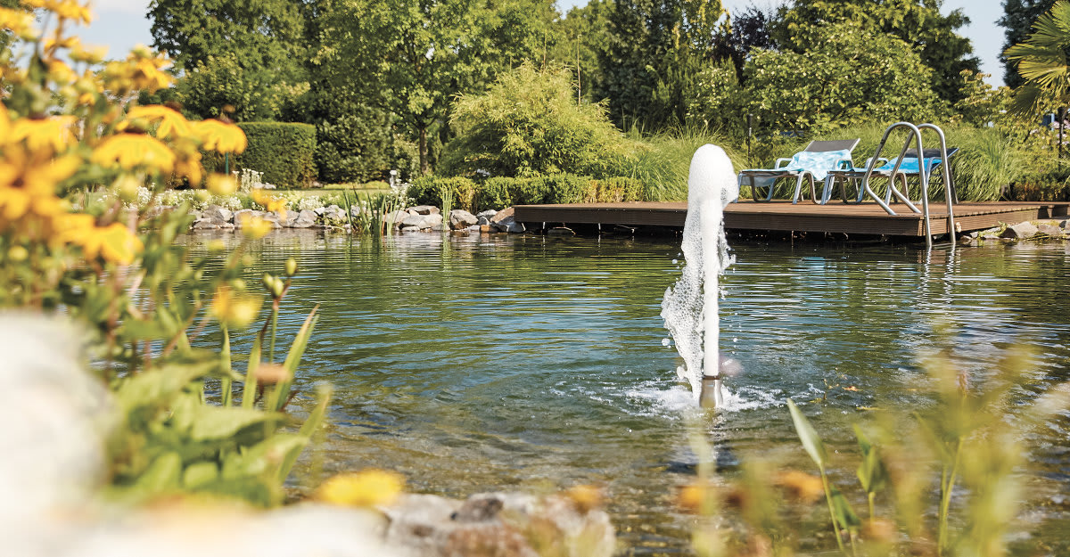 water feature liner example