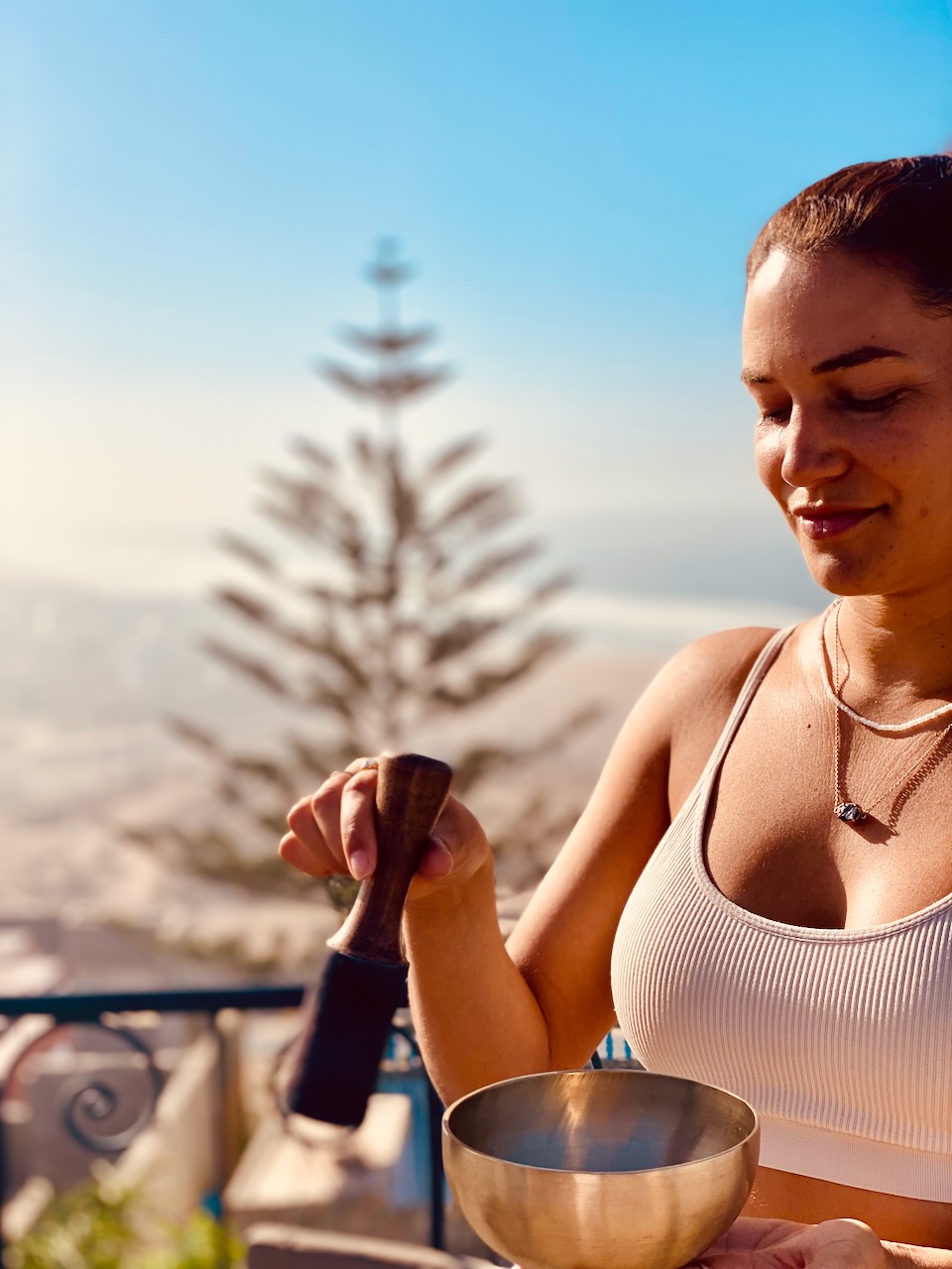 Singing bowl meditation