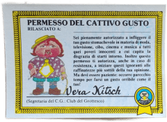 retro PERMESSO DEL CATTIVO GUSTO — Sgorbions serie 1