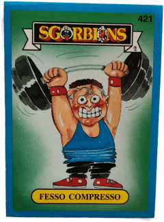 album sticker FESSO COMPRESSO, no. 421 — Sgorbions serie 3