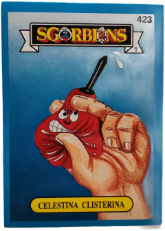 album sticker CELESTINA CLISTERINA, no. 423 — Sgorbions serie 3