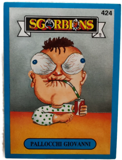 album sticker PALLOCCHI GIOVANNI, no. 424 — Sgorbions serie 3